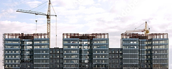 Fototapeta Nowoczesne budownictwo budynków biurowych Śródmieście