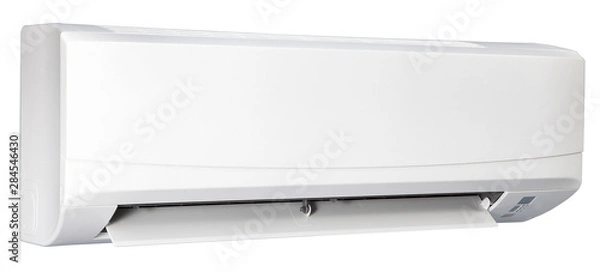 Fototapeta Air conditioning (often referred to as AC, A/C, or air con)[1] is the process of removing heat and moisture from the interior of an occupied space to improve the comfort of occupants.