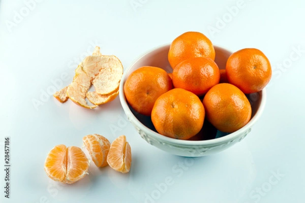 Obraz Clementines in bowl