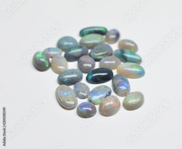 Obraz Opal from Australia cabochon cut gemstones