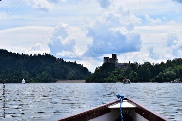 Obraz łódką na Niedzicę