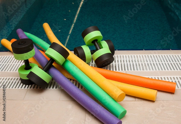 Obraz Aqua Aerobics Equipment