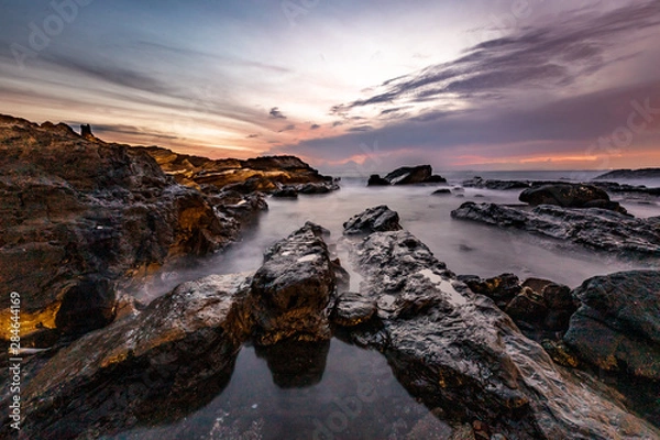 Obraz 城ヶ島の夕景