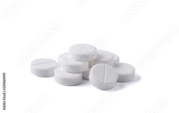 Obraz Pigułki na białym tle