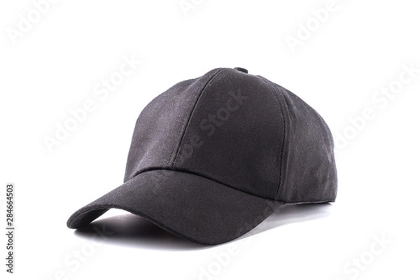 Obraz black cap isolated on white background