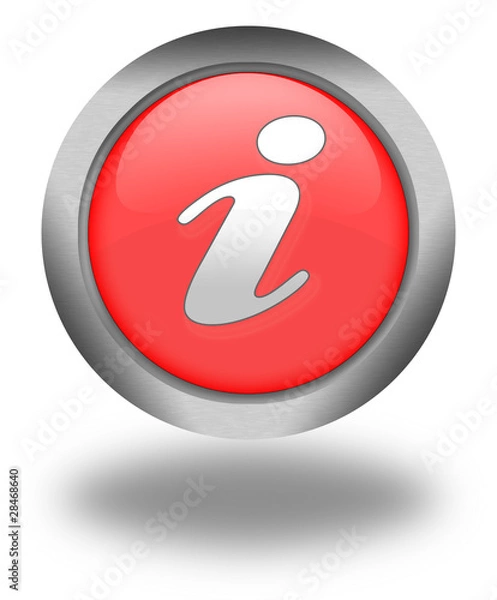 Obraz Bouton information