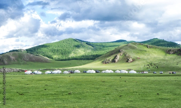 Obraz Orkhon Valley at the Central Mongolia