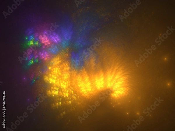 Obraz Multicolor lights pattern abstract background