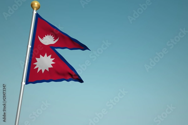 Fototapeta ネパールの国旗