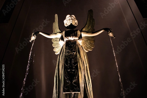 Fototapeta Statue with water