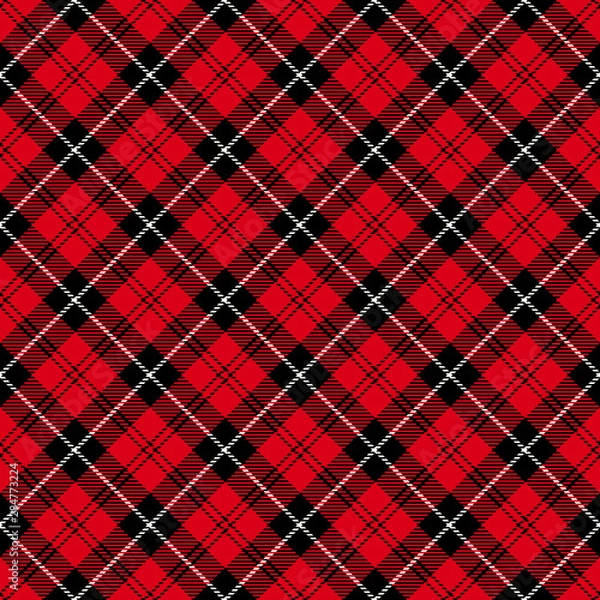 Fototapeta Tartan  Plaid  Seamless Pattern Background.