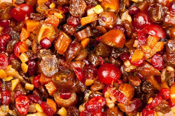 Fototapeta Christmas Pudding Mix