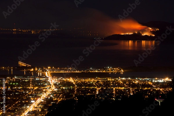 Obraz Angel Island Fire