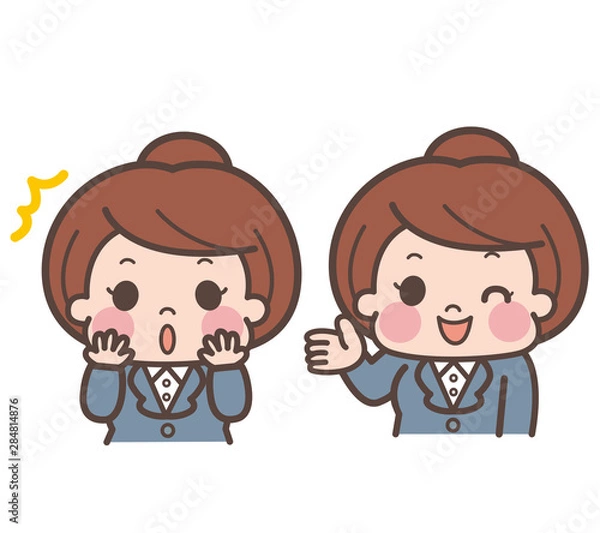 Fototapeta 女性　スーツ