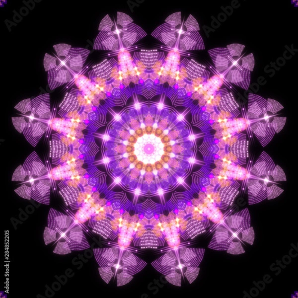 Obraz abstract shape on black background