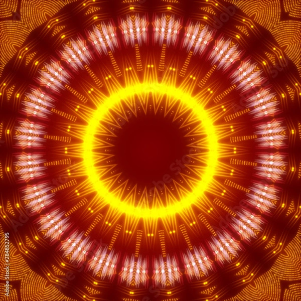 Obraz gold abstract background, abstract shape and rays light