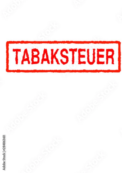 Obraz Tabaksteuer