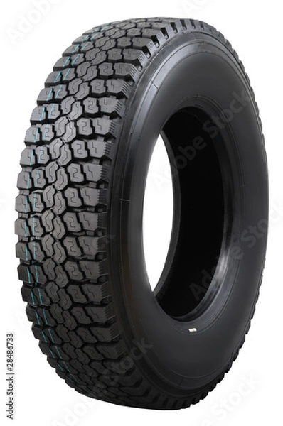 Obraz Truck tire. Isolated