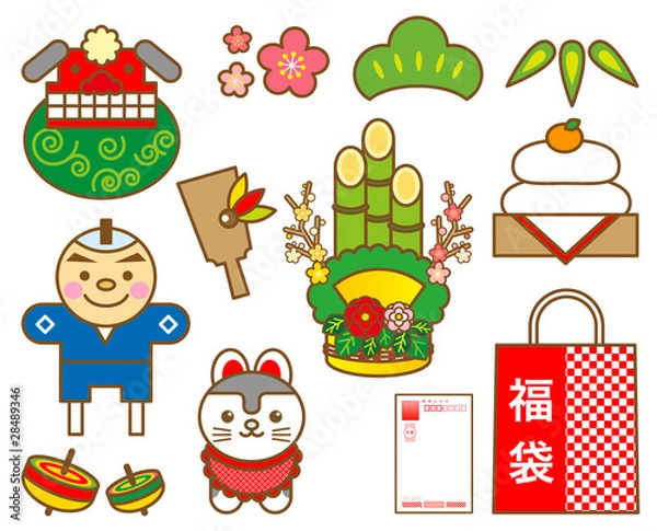 Obraz 正月　パーツ