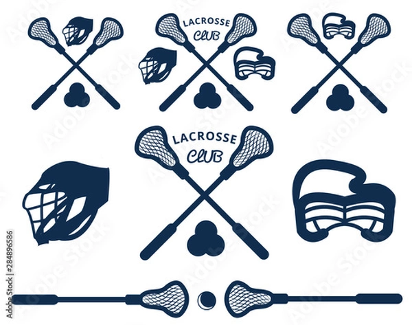 Fototapeta Big lacrosse set