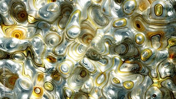 Fototapeta Bright, juicy abstraction background. 3d illustration, 3d rendering.
