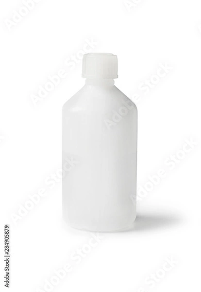 Fototapeta White plastic bottle