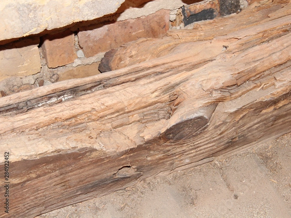 Fototapeta Maroder Deckenbalken