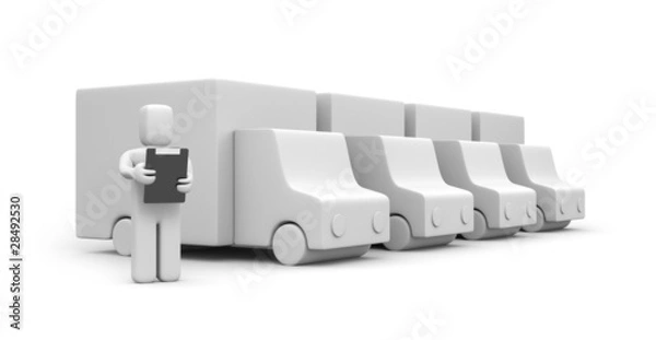 Obraz Delivery metaphor