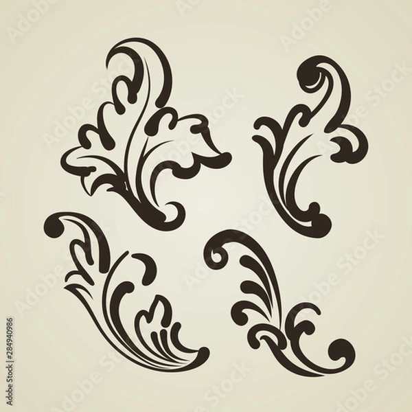 Obraz Ornamental elements