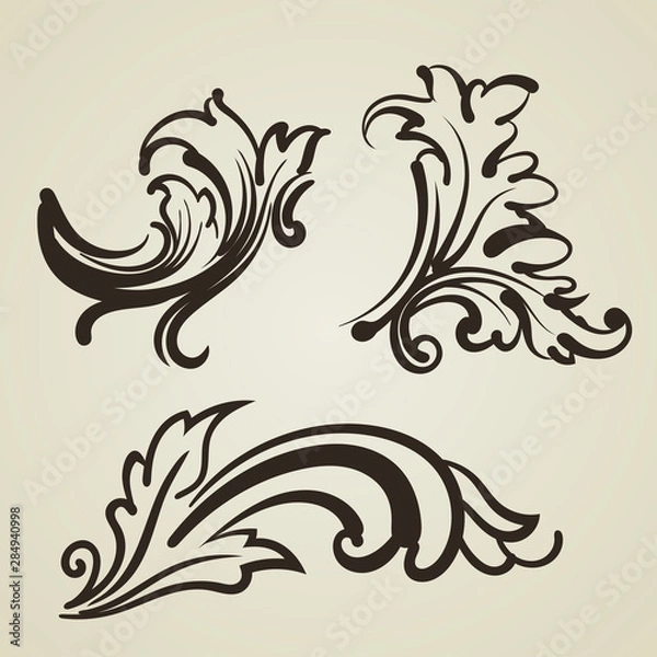 Obraz Ornamental elements
