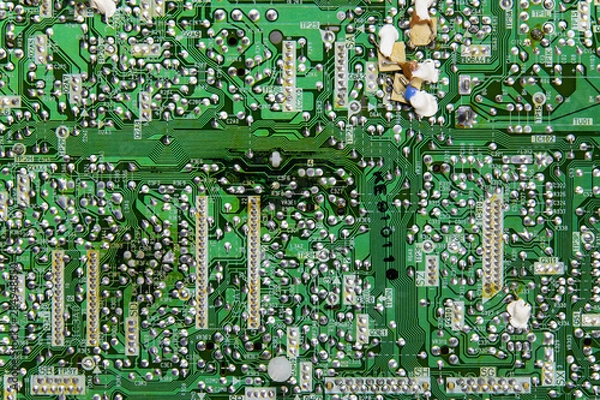 Obraz Green Circuit Board