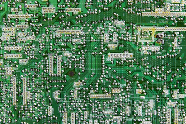 Obraz Green Circuit Board