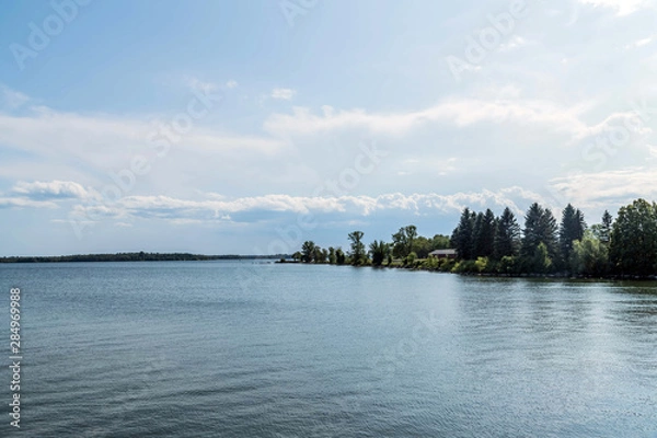 Fototapeta Dramatic cloudy sky over Ottawa, Canada