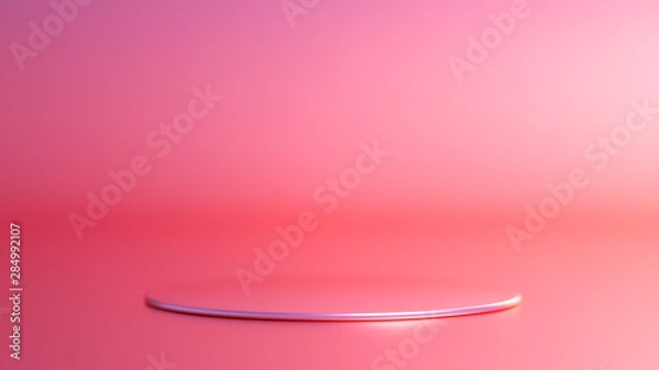 Obraz Piękny luksusowy cokół tło. Ilustracja, renderowanie 3d.