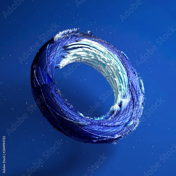 Fototapeta Background with 3d form. 3d illustration, 3d rendering.