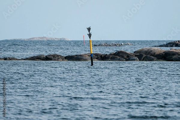 Obraz Navigation Buoy on Swedish Coast