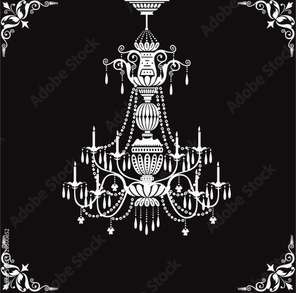 Obraz Crystal chandelier