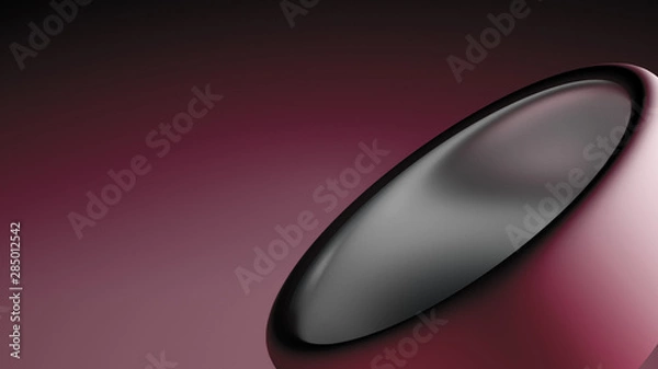Fototapeta Minimalism geometry background. 3d illustration, 3d rendering.