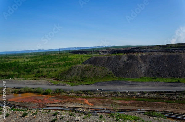 Fototapeta Red river
