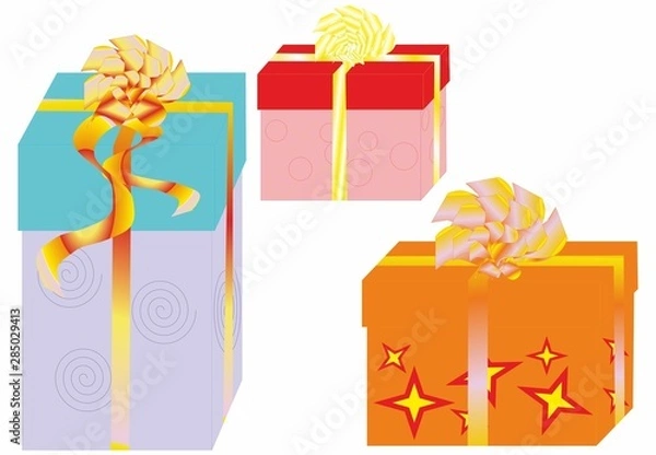 Fototapeta Gift boxes