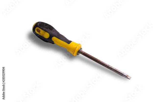 Fototapeta screwdriver isolated on white background