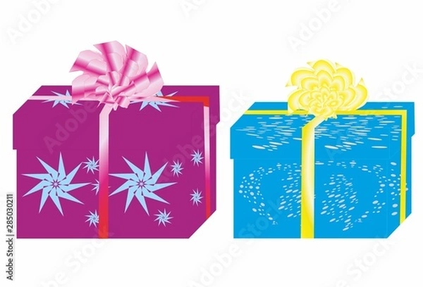 Fototapeta Gift boxes