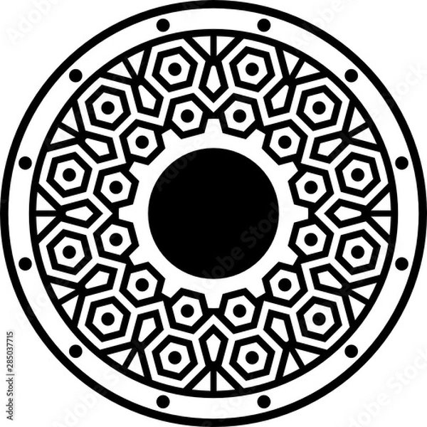 Obraz Manhole cover, Philadelphia, USA