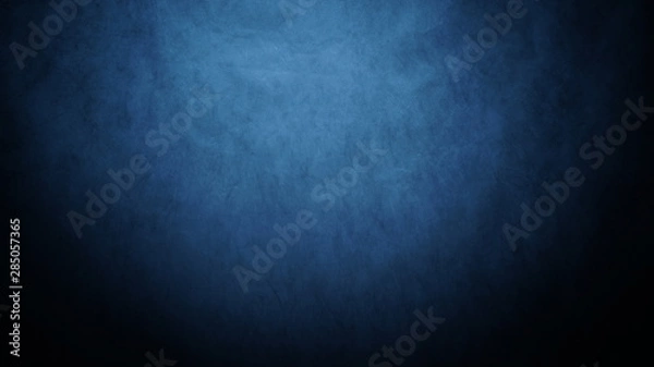 Obraz Dark, blurred, simple background, blue black abstract background blur gradient