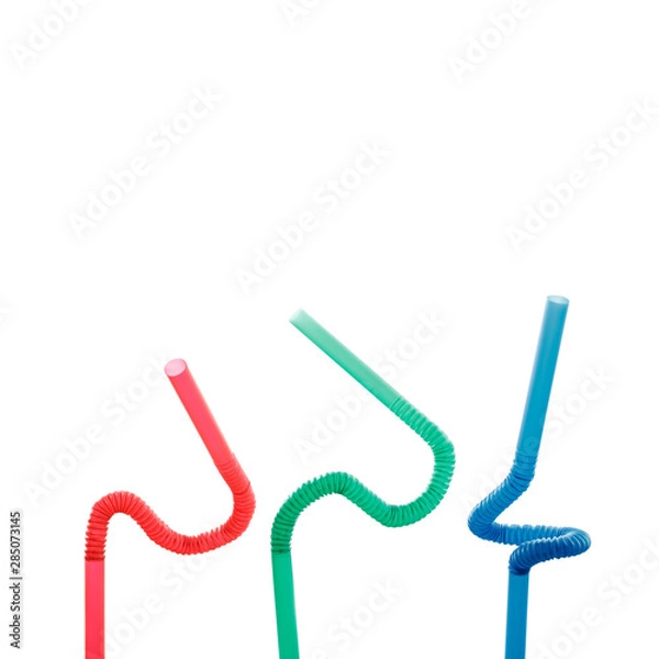 Obraz Plastic straws