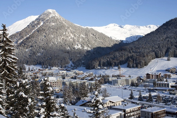 Obraz Davos Panorama