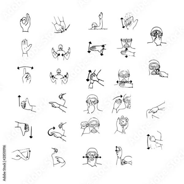 Obraz Signes de plongée