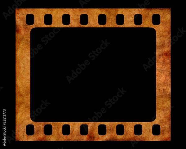 Obraz cornice pellicola fondo nero