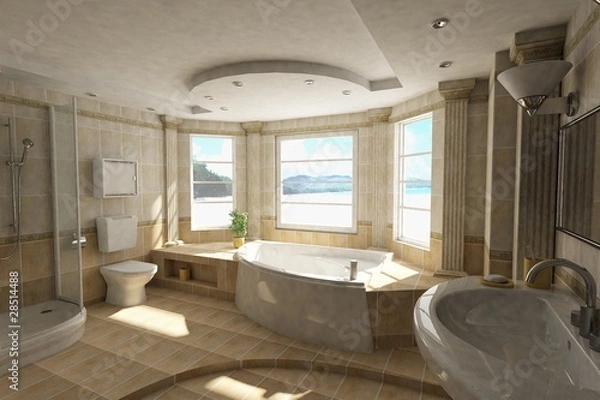 Obraz bathroom interior