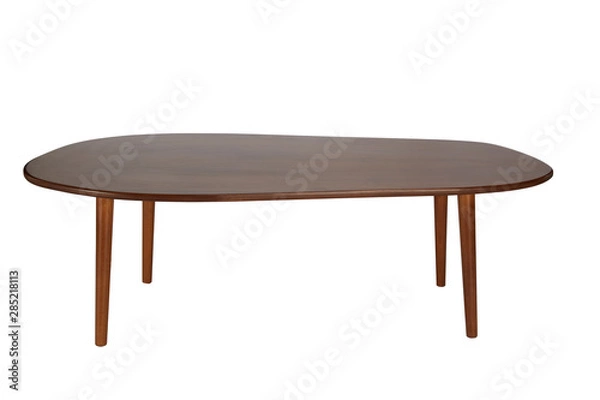Obraz Modern design coffee table, dark wood